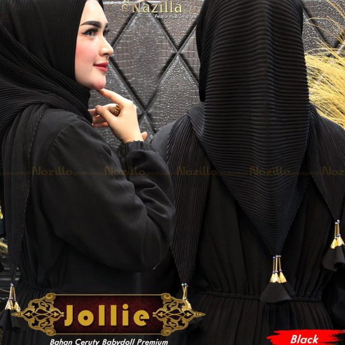➢ Jilbab Hijab Kerudung Segi Empat Square Prisket Plisket Tasel Original Nazilla ☏