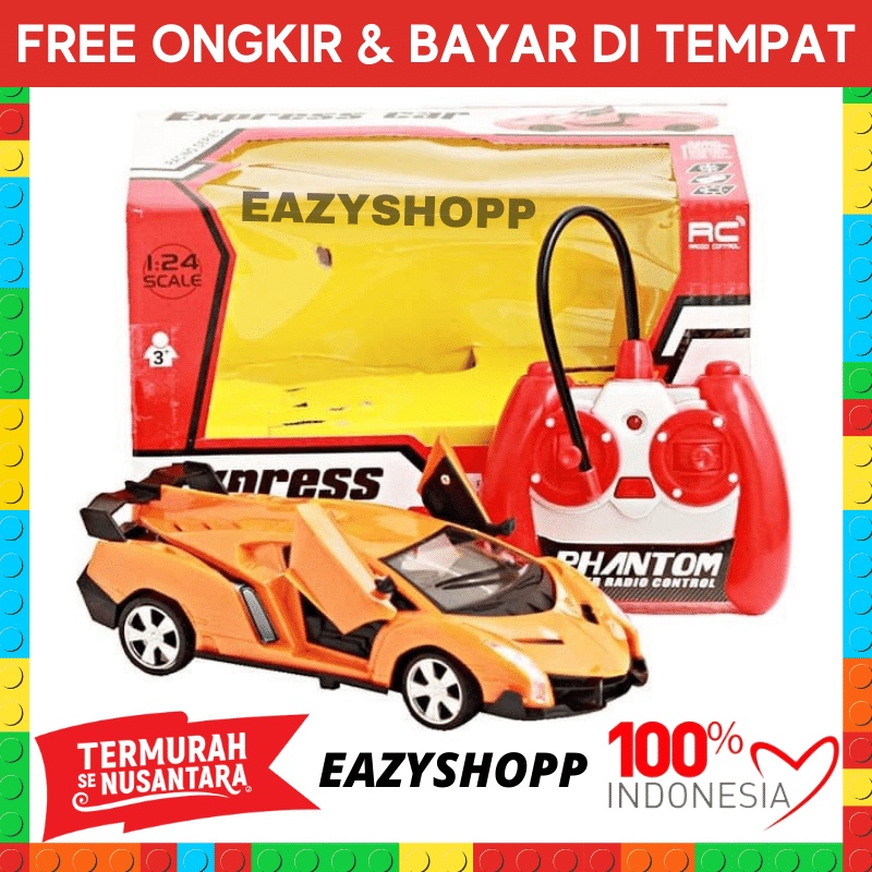 Mobil Remot Kontrol Mainan Anak Laki Laki Remote Control Kado Hadiah Ulang Tahun Permainan Bermain B