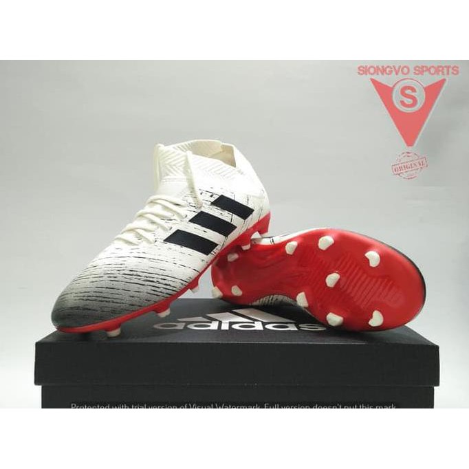 PR00M00 SEPATU BOLA ANAK ADIDAS NEMEZIZ 18.3 FG J ORIGINAL CM8508 OFFWHITE MURAH
