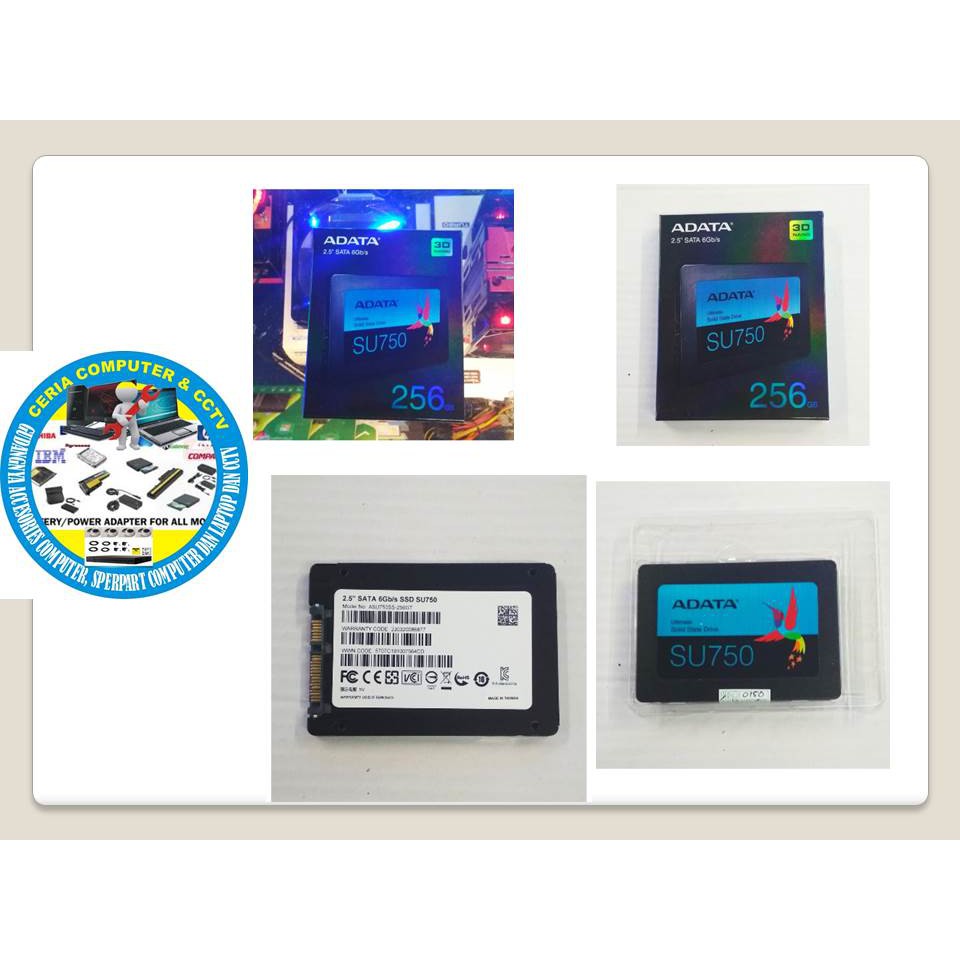 SSD ADATA SU750 256GB BEST PRICE MURAH BERGARANSI