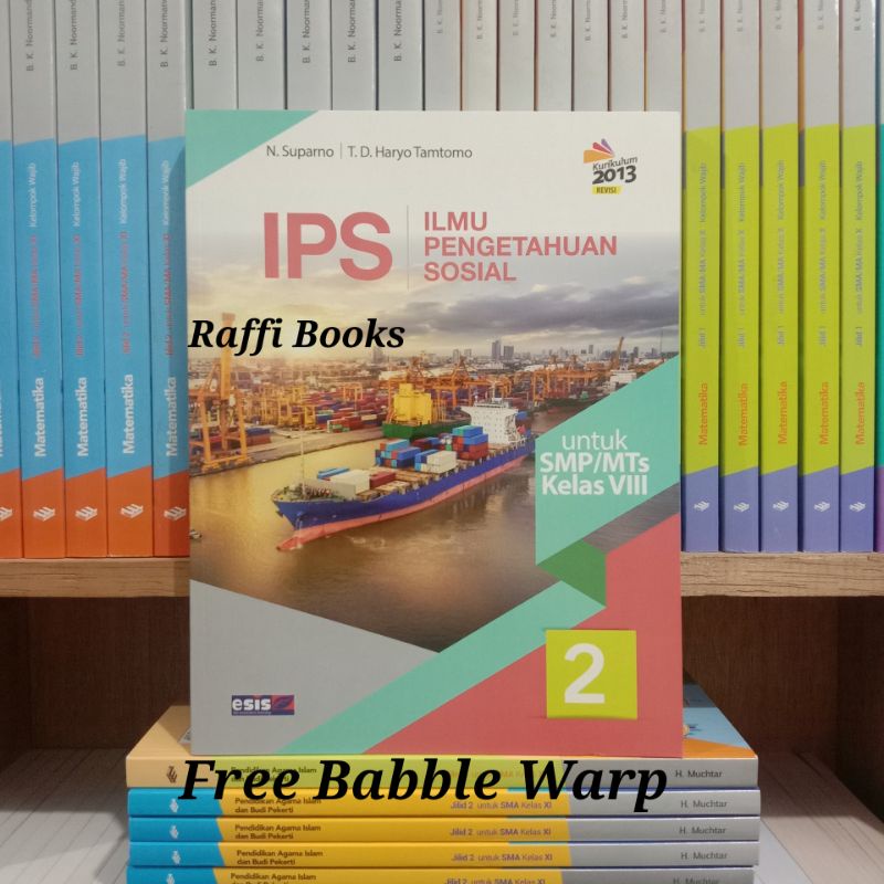 Download Buku IPS SMP Kelas 8/VIII K13 Revisi Erlangga Buku Sekolah