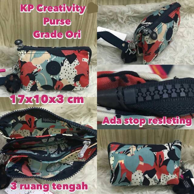 Dompet Wanita Kipling Creativity Purse Grade Ori