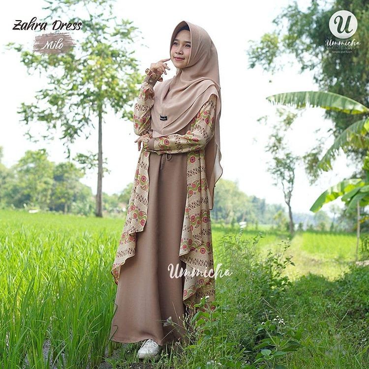 Gamis Zahra/gamis sayri/baju muslimah real pict by Ummicha