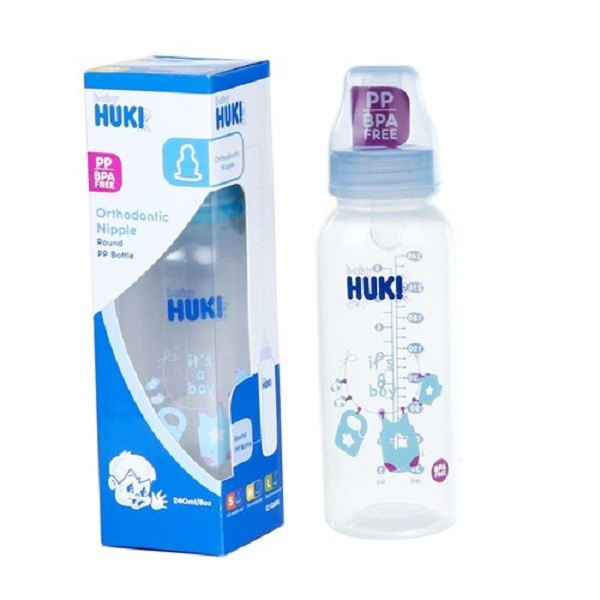 HUKI Baby CI0334 Botol Huki PP BP Caracter B 240 ml