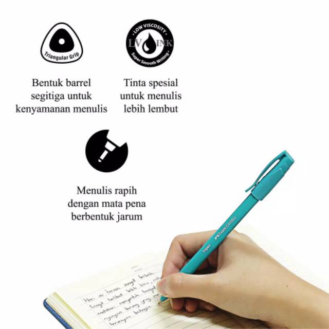 

Tripen 12 + 2 faber castell (1 lusin bonus 2pcs)