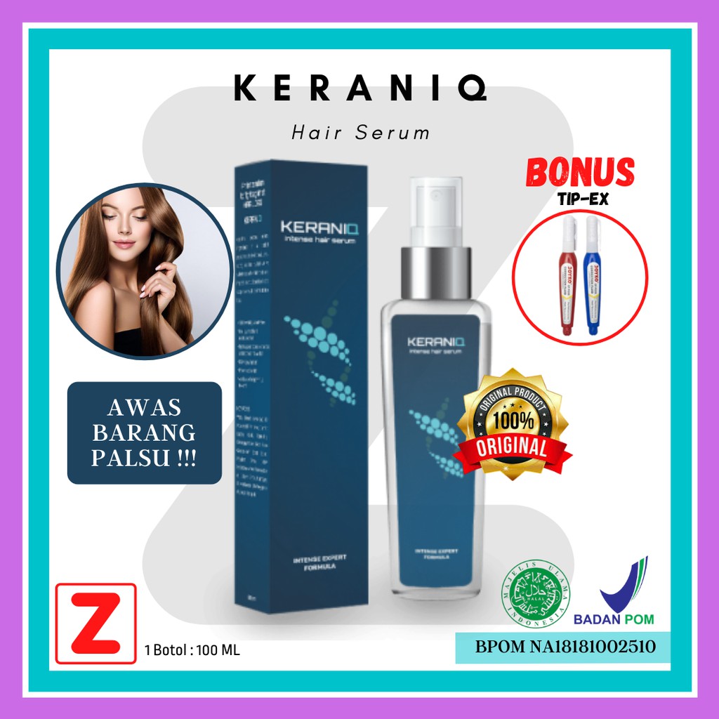 KERANIQ Hair Serum Penumbuh Penyubur Rambut Original