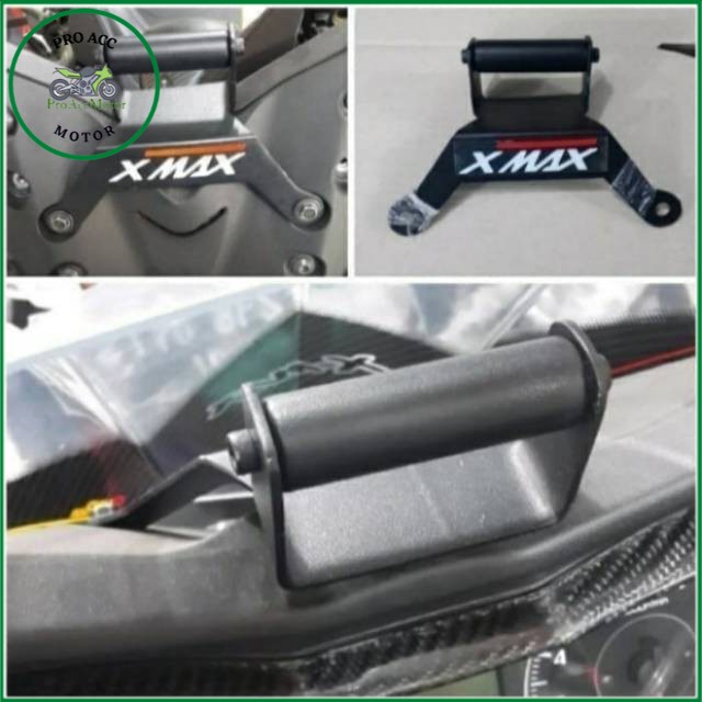 Paket breket dan holder hp gub pro original yamaha Xmax