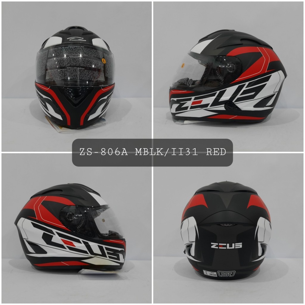 ZEUS 806A MBLK II31 RED