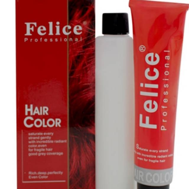 FELICE Cat rambut hitam Natural black Bisa COD