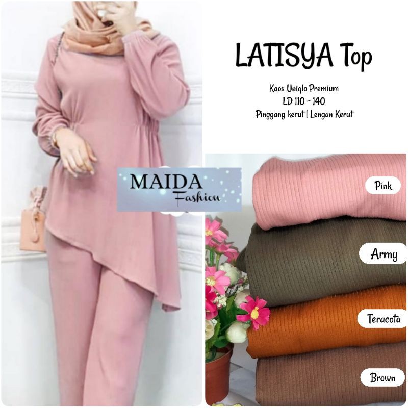 KAOS JUMBO RAJUT UNIQLO LATISYA TOP
