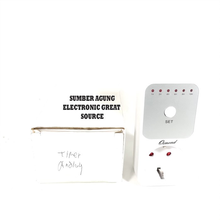 Osmond Timer Analog Digital Per Jam Hingga 10 Jam Stopp Kontak Timer