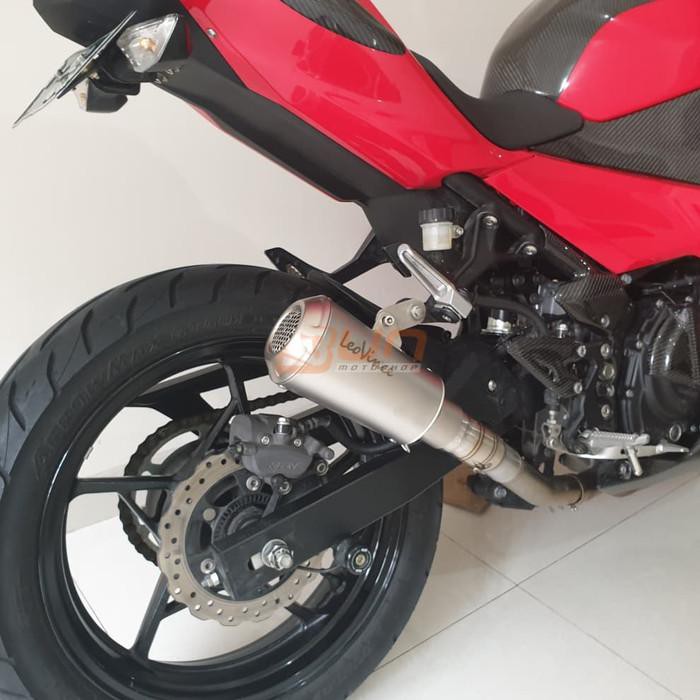 *Otomotif* Leovince LV10 LV 10 Slip On NEW NINJA 250FI 2018 NINJA 400 ORIGINAL