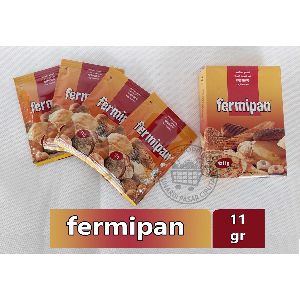 Fermipan Sachet atau Ragi Kering Instant 11 gr