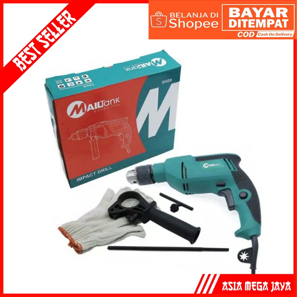 Mailtank SH09 Mesin Bor 13mm Impact Drill 13 mm