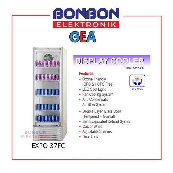 GEA Showcase Display Cooler EXPO-37FC / EXPO 37FR