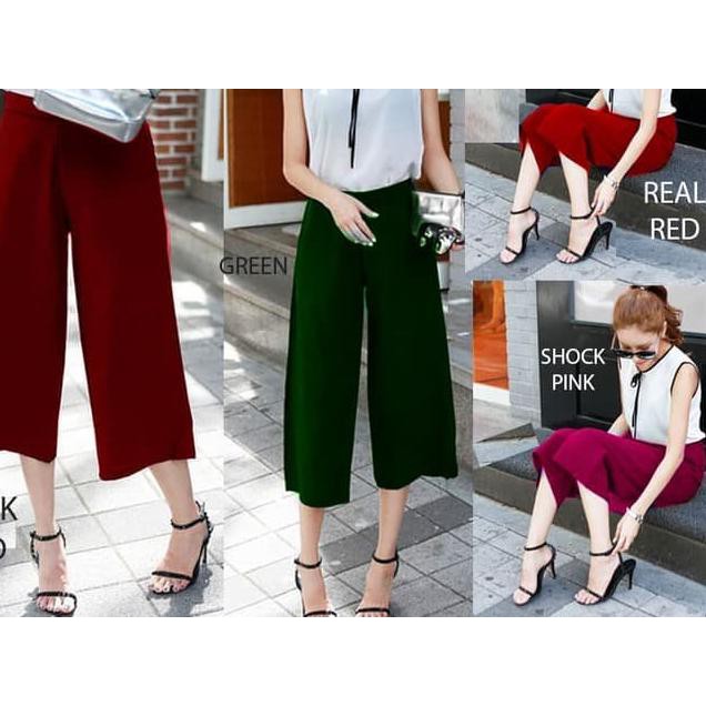 ► Midi Kulot Pants / Celana Midi Kulot ♪