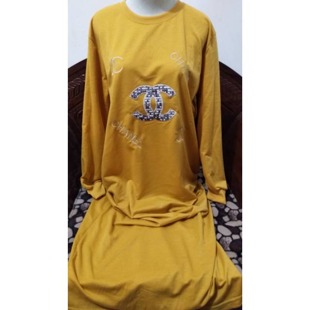 Long tunik (SEMI GAMIS) DEFISH LADY IMPORT, BAHAN babyterry,adem