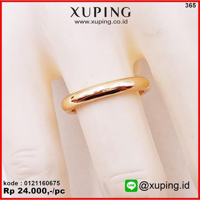 XUPING CINCIN EMAS POLOS 0121160675 - UKURAN, 6