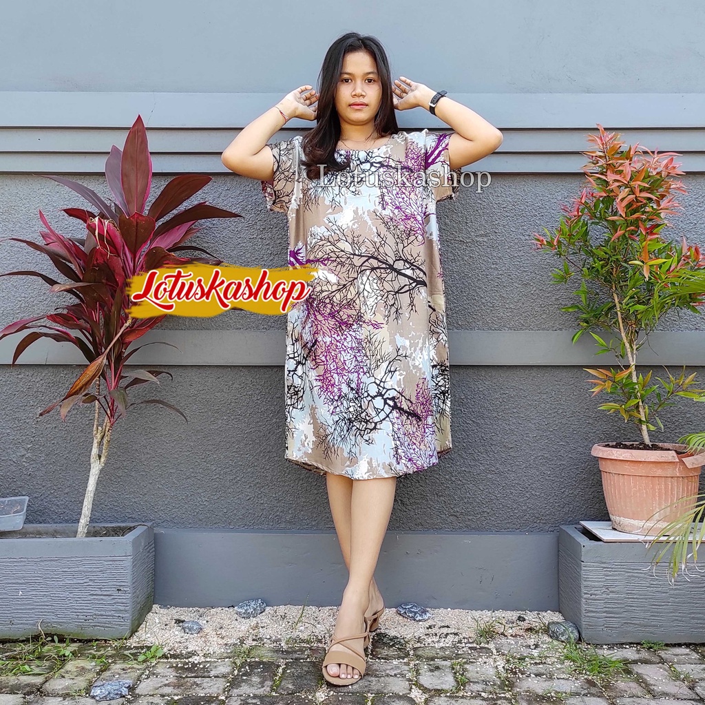 Daster Bali Arnium-Akar Coklat