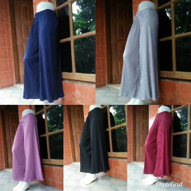 KULOT PLISKET  PREMIUM PANJANG  JUMBO/KULOT PLISKET MAYUNG /KULOT PLISKET WANITA