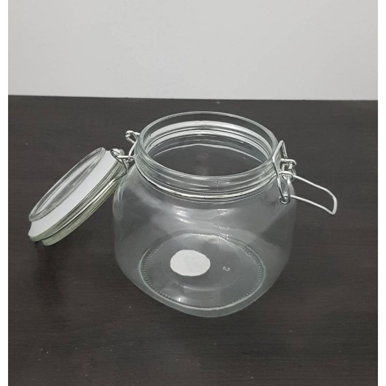 JKKDU800 jar kaca hermatico 800ml / toples kaca kedap udara 800ml