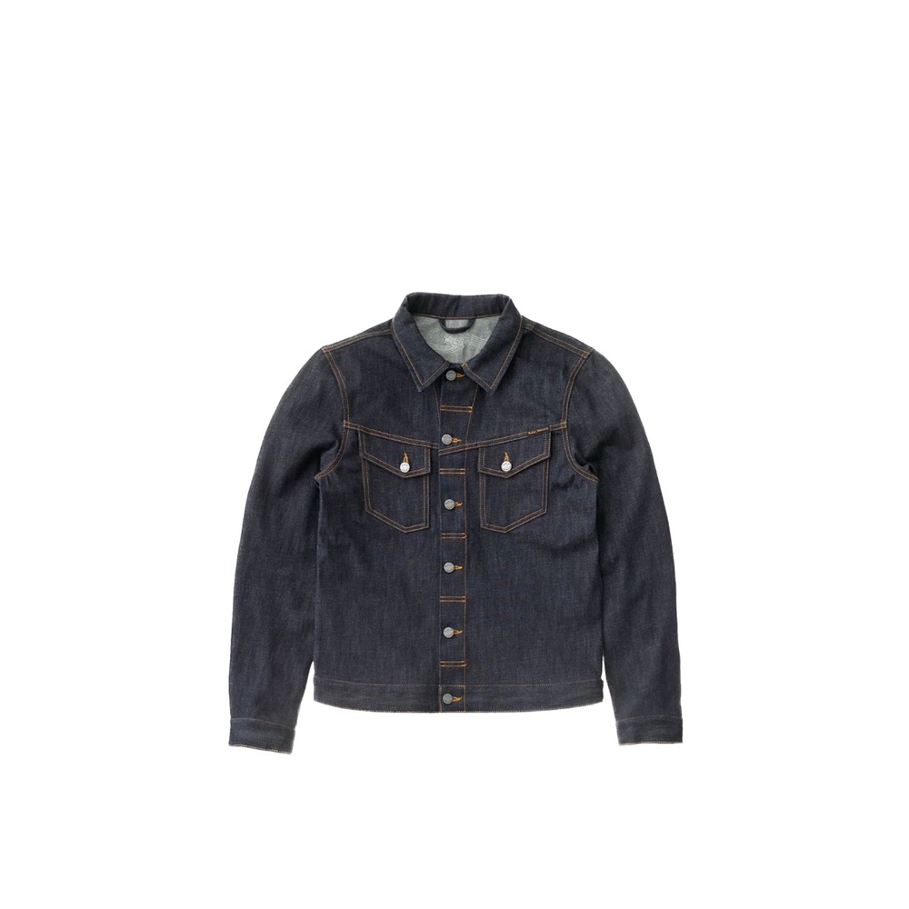 Nudie Jeans Kenny Dry Ecru Embo Denim Jacket