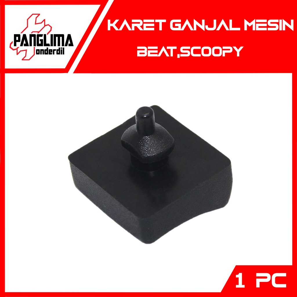 Karet Ganjal Mesin Honda Beat Lama &amp; Scoopy Karbu Old Peredam-Tahanan-Ganjel-Ganjelan-Ganjalan Rubber Link Stopper