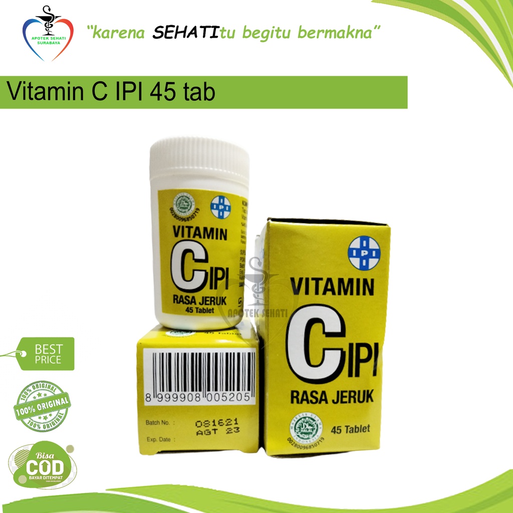 READY VITAMIN VIT C IPI SUPLEMEN DAYA TAHAN TUBUH