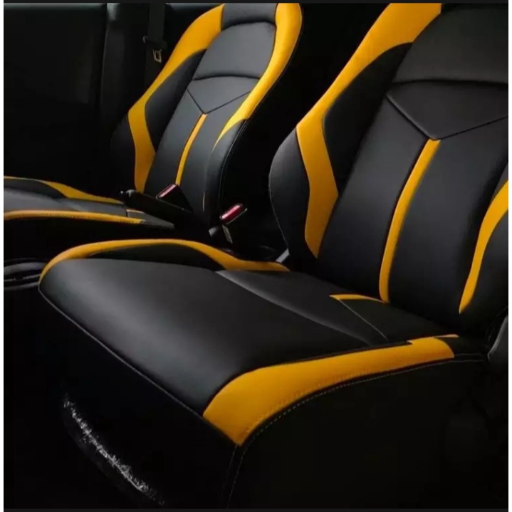 sarung jok mobil honda brio satya / rs 2014-2022 full set jok 2 baris
