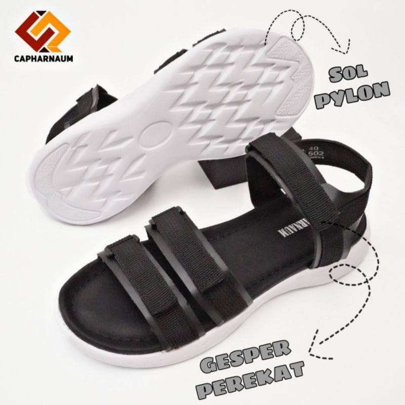 Capharnaum PPL 502/ Sandal Gunung Korea Wanita/ Sendal Gunung Tali Cewek Casual/ Sandal Tali Gunung 