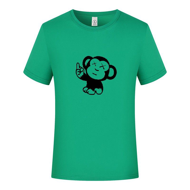 Hokyshop92 Kaos Pria Motif Monkey Lengan Pendek Fashion Lelaki Baju Cowok Distro Tshirt Katun Combed Cod