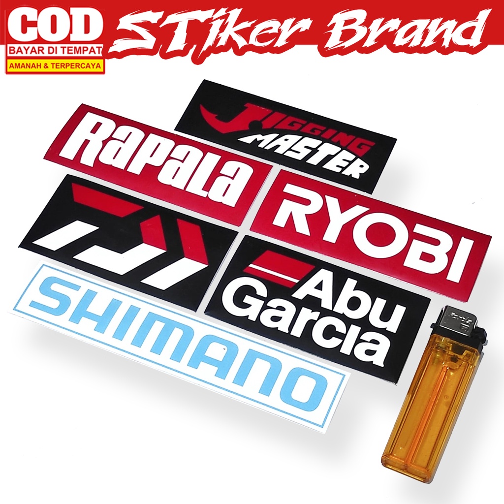 

Stiker Brand Pancing Shimano dan Lain Lain Untuk Tackle Box Sepeda