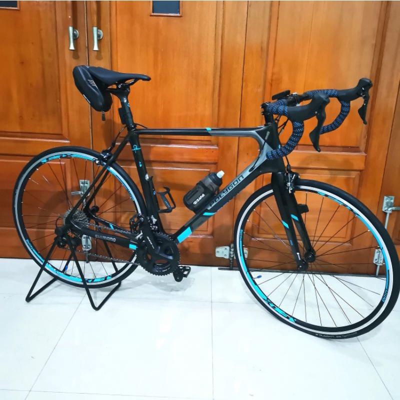 Polygon Helios A7 Carbon Size 54 sepeda Balap Roadbike not Strattos S4 S5 S7 upgrade GS Shimano 105 R7000 2x11 speed