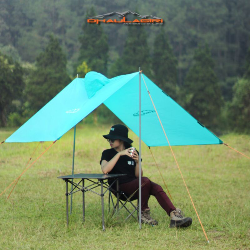 Jas Hujan Mantel hujan 3 in 1 Multifungsi Ultralight Dhaulagiri / Rain Coat Ponco / Poncho