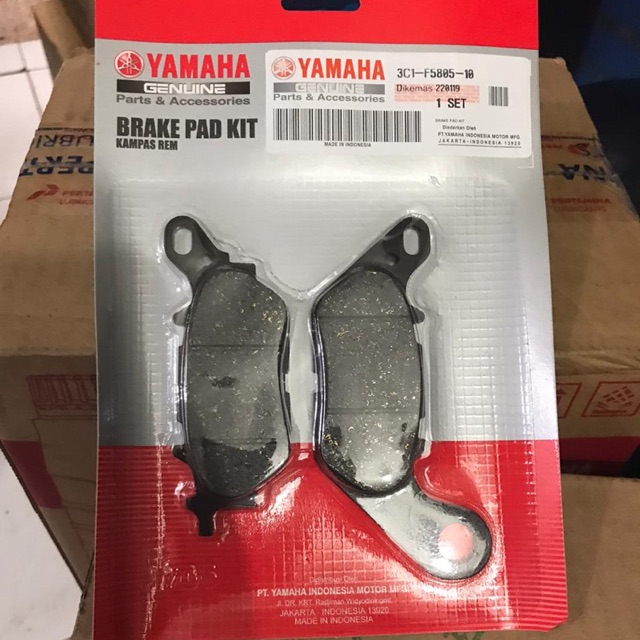 Kampas Rem Depan / Dispad Mio Jupiter MX R15 Depan Vega ZR &amp; N-Max Belakang