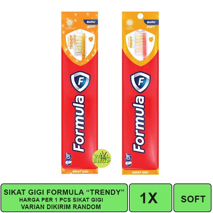 VSHOP. FORMULA SIKAT GIGI TRENDY SOFT / SIKAT GIGI FORMULA TRENDY SOFT