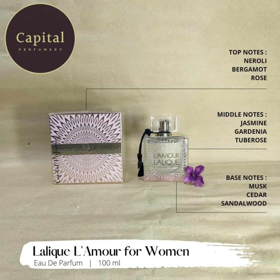 Lalique L'amour For Women  Edp 100ml