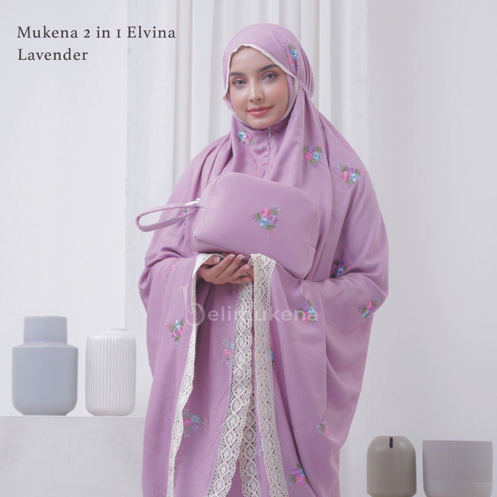 Mukena Dewasa 2in1 Bordir Elvina