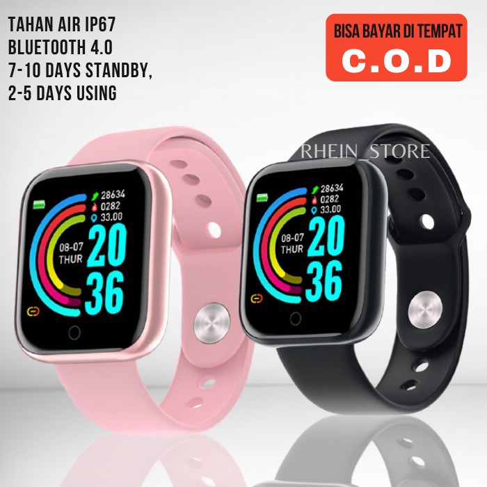 Jam Tangan Smartwatch Wanita Pria Original Anti Air Jamtangan Smart Watch Arloji Pintar