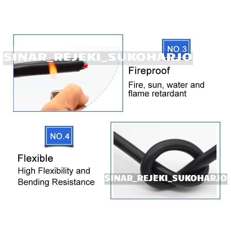 Kabel AWG 26 28 ( 2, 3, 4 Jalur + Selongsong ) Asli Tembaga SNI Per Meter / Meteran / Meter