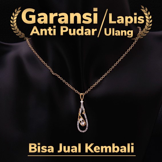 Kalung Emas Asli Lapis 18K Lapis Emas 18K Wise KZCN021-A--M81
