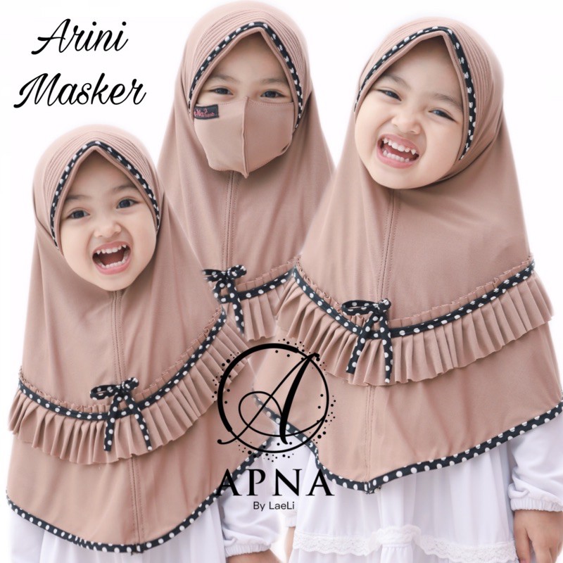 Jilbab Anak Arini Masker/ Jilbab anak lucu murah