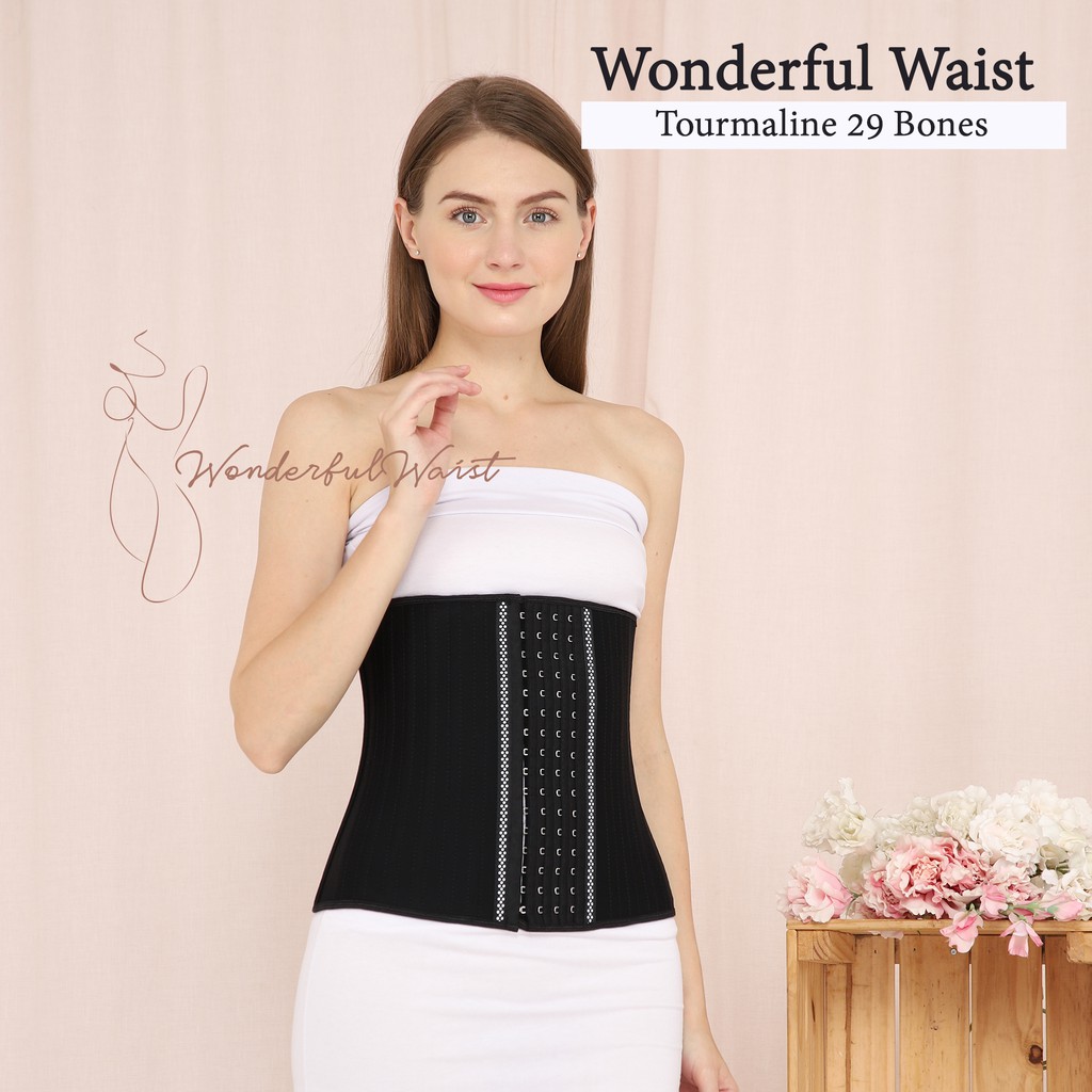 korset 29 tulang baja tourmaline / waist trainer 29 steel bones / korset diet / korset pinggang