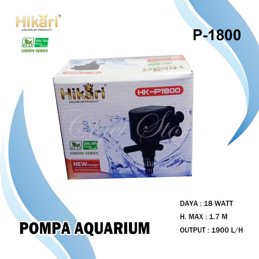 Pompa Aquarium Celup Hikari HK-P1800