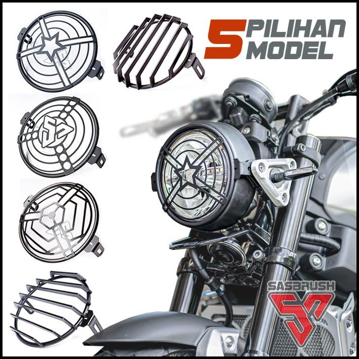 Cover Lampu Yamaha Xsr155 / Grill Lampu Xsr155 / Head Light Cover Xsr