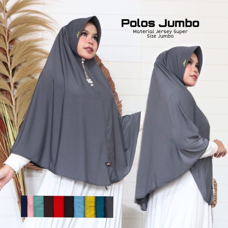hijab polos jumbo ori juma