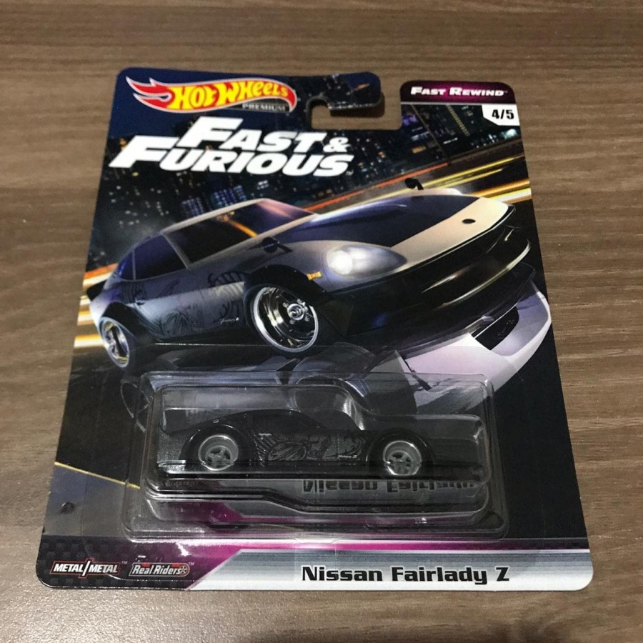 Diecast Hot Wheels FAST REWIND NISSAN FAIRLADY Z BLACK HW Fast and Furious Hotwheels FNF E Mobil