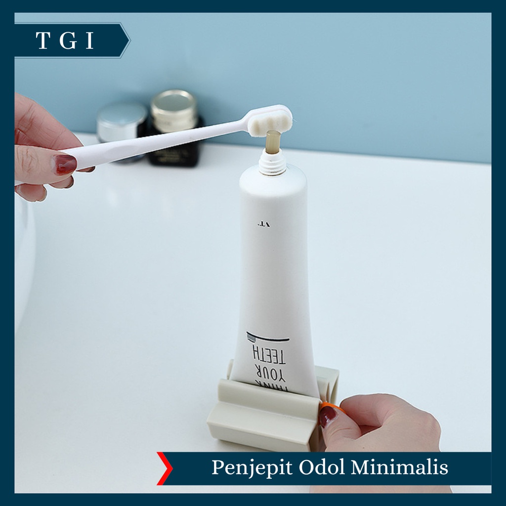TGI - ALAT PENJEPIT ODOL PASTA GIGI / PENJEPIT ROLL PASTA GIGI / DISPENSER PENJEPIT PASTA GIGI / DISPENSER ODOL MODERN STAND PENJEPIT ODOL DENGAN PUTARAN TOOTHPASTE SQUEEZER