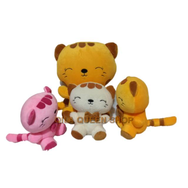 Boneka kucing XL BERANAK 3 berat 1kg