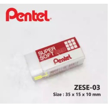 

Penghapus Pentel Super Soft Kecil ZESE-03ID